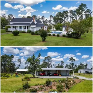 Vidalia Farmhouse with Modern Barndominium