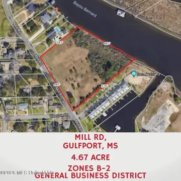 Waterfront Land in Gulfport, MS
