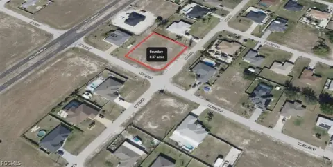 Cape Coral Oversized Corner Lot