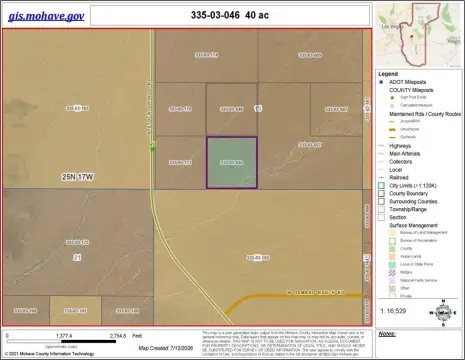 40-Acre Desert View Land Parcel