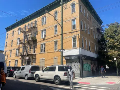 Brick Apartment Building with Retail