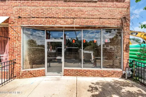 Downtown Storefront With Display Windows
