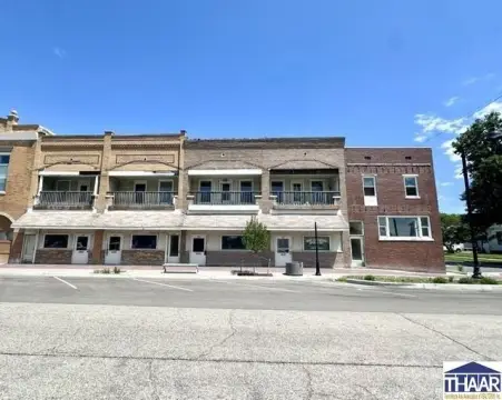 Brick Apartment Buildings With Commercial Space
