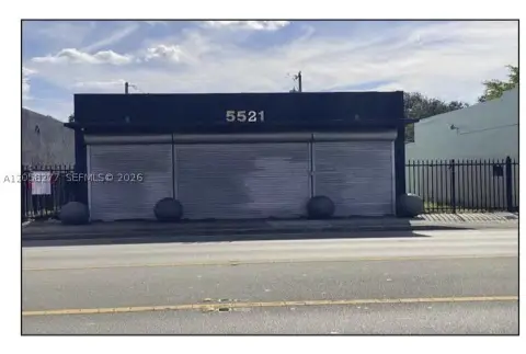 Concrete Block Storefront Building