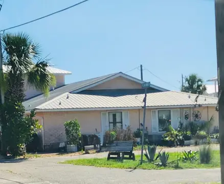 Single-Story Beach Cottage with Screened Porch