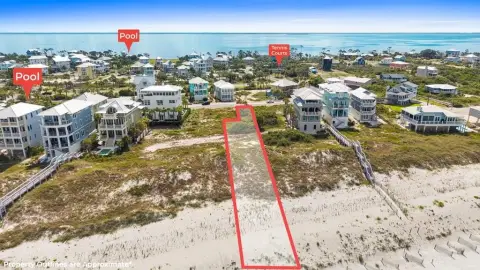 Gulf-Front Homesite in Gated Community