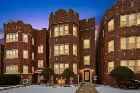 Brick Triplex With Garage