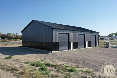 Warehouse with Insulated Garage Door