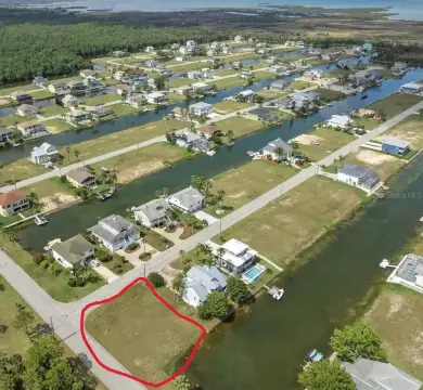Hernando Beach Canal Access Lot