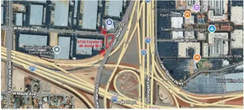 Las Vegas Land I-15 Exposure