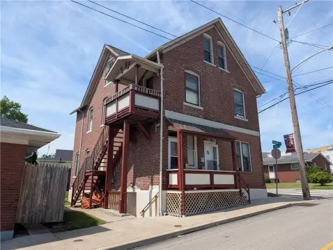 Brick Quadplex with Detached Garage