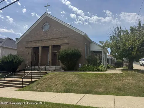 Brick Church with Vaulted Ceilings