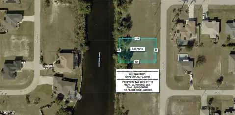 Waterfront Homesite in Cape Coral
