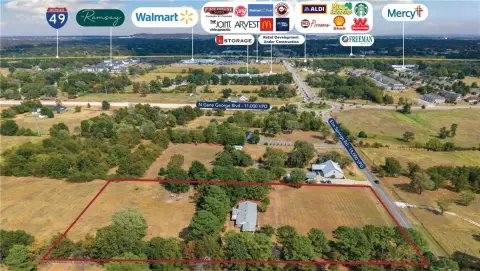 Commercial Land with Existing Home