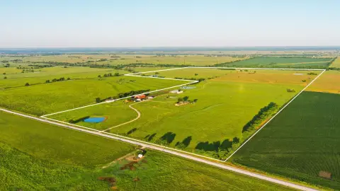 Rotational Grazing Farmland with Cross Fencing