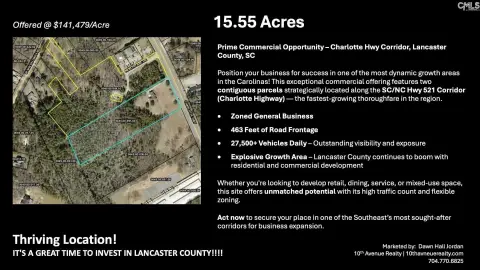 Prime Commercial Land on Charlotte Highway