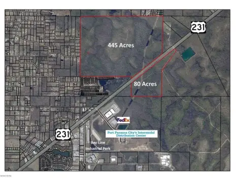 Industrial Development Land with Highway Frontage