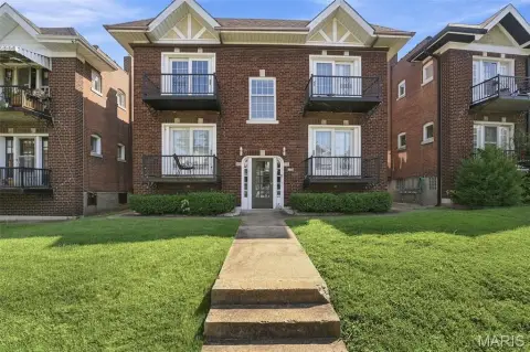 Brick Quadplex with Private Balconies