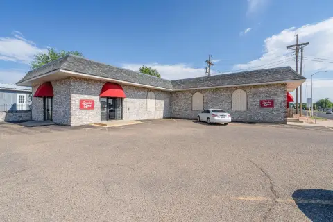 Commercial Building on Busy Street