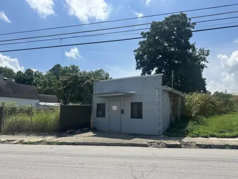 Fenced Storage Warehouse Building