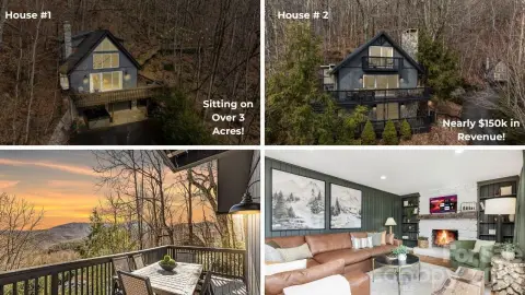 Two Mountain Homes on 3 Acres