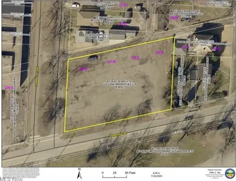 Paved Commercial Land Parcel