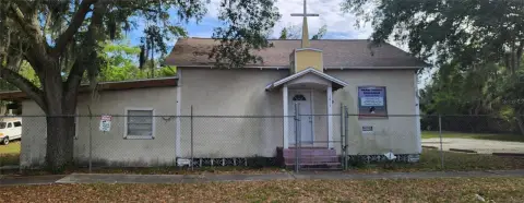 Fenced Church Property