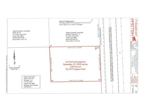 Tupelo Commercial Land For Sale