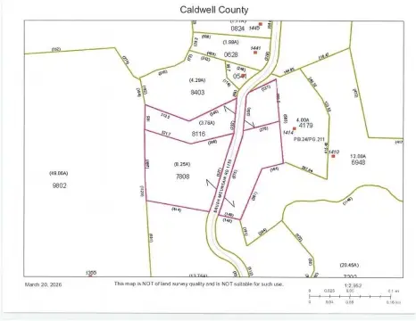 Lenoir, NC Wooded Land