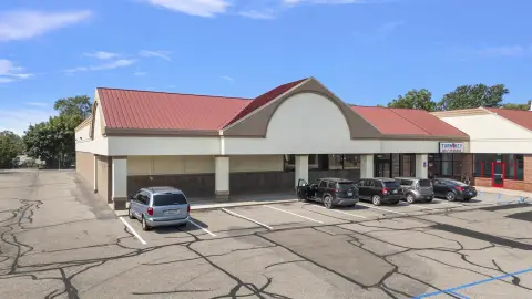 Neighborhood Shopping Center With Parking