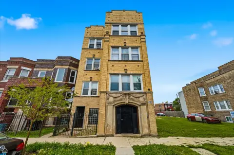All-Brick Three-Flat with Garage