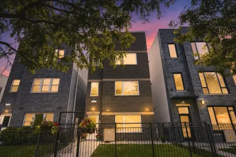 Modern Three-Flat with Balconies