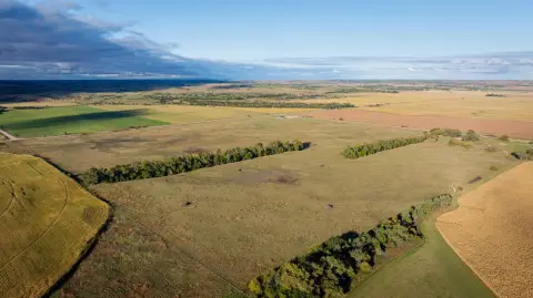 Nebraska Grassland with Solar Well