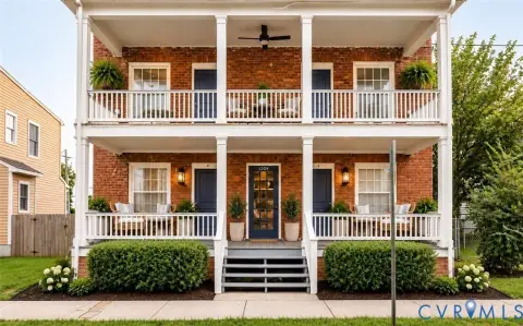 Brick Quadplex with Fenced Yard
