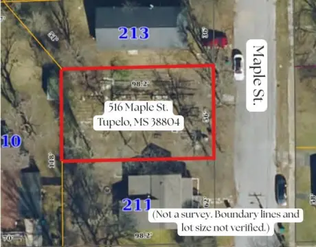 Downtown Tupelo Historic Mill Village Lots