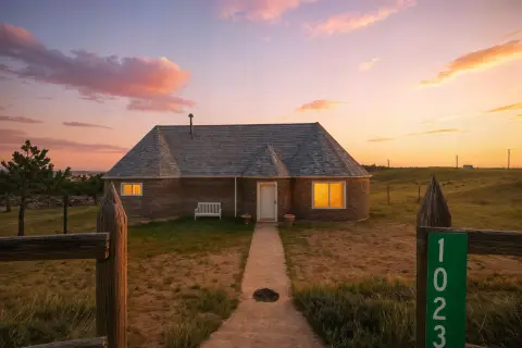 Wyoming's Unique Crystal Castle Cabin