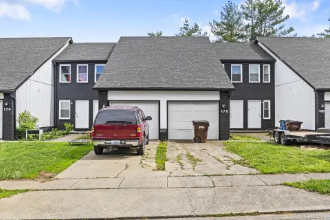Duplex Townhome Units with One-Car Garages