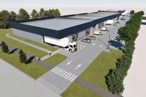 Flex Space Development with Dock and Drive-In Doors