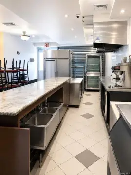 Empty Restaurant with Commercial Kitchen