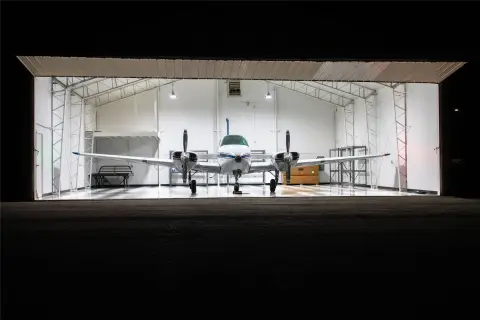Private Aviation Hangar with Storage