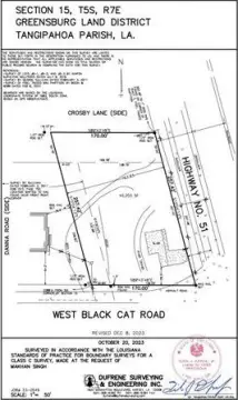 Corner Lot in Tickfaw, LA