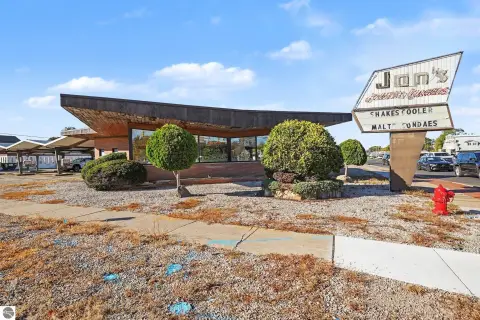 Retail Strip Mall with Drive-In Restaurant