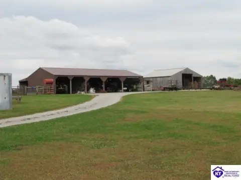 Farmland with Two Barns