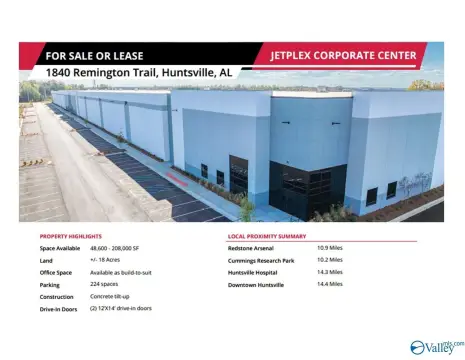 Warehouse with Drive-In Doors