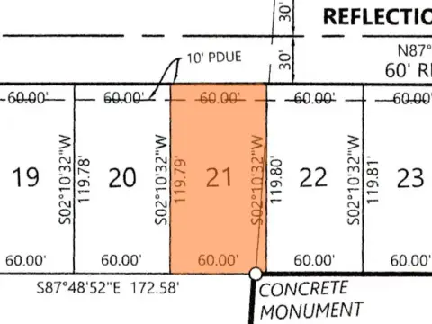 Residential Land in Reflection Bay