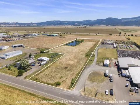 Industrial Land with Retention Pond