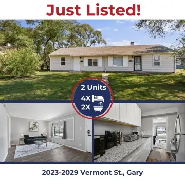 Updated Duplex in Gary, Indiana