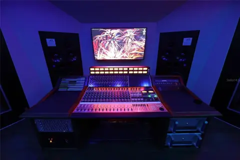 Recording Studio with Isolation Booth