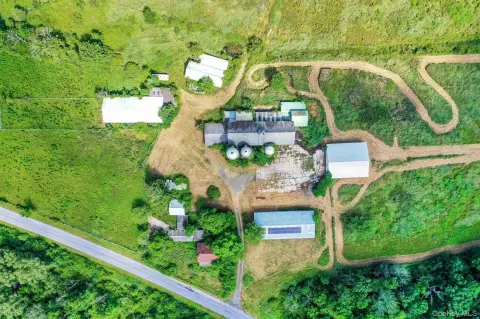 Farmstead with Farmhouse and Barns