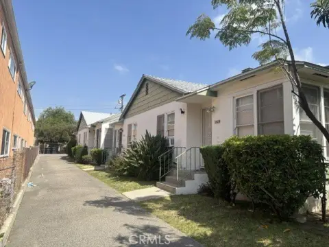 Fourplex with Detached Garages